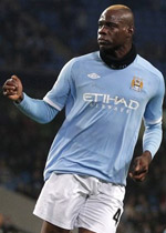 Mario Balotelli, mengidap alergi aneh rumput stadion. (GettyImages)