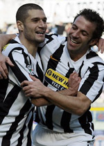 Del Piero dan Candreva, penyumbang gol Juve (c)zimbio