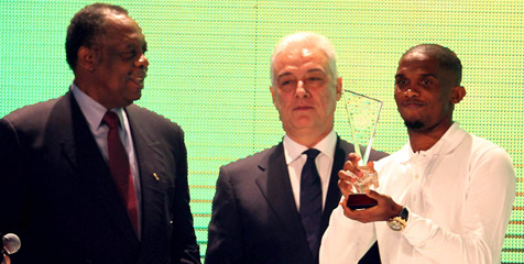 Eto'o Cetak Sejarah di Ajang Pemain Terbaik Afrika