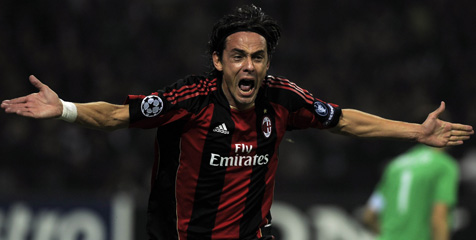 Milan Tetap Cantumkan Pippo di Liga Champions Milan Tetap Cantumkan Pippo di Liga Champions