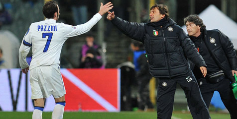 Review: Gol Pazzini Buat Inter Kembali Dekati Milan