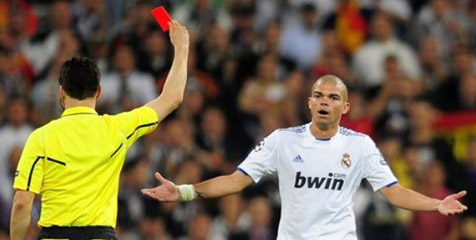 Pepe, Kartu Merah Kelima Mourinho vs Barca