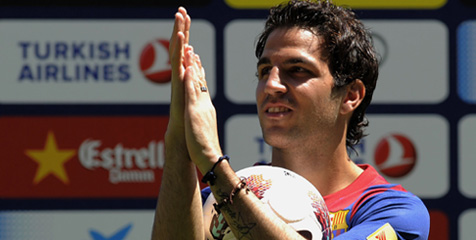Diperkenalkan Barca, Cesc Minta Maaf ke Gooners