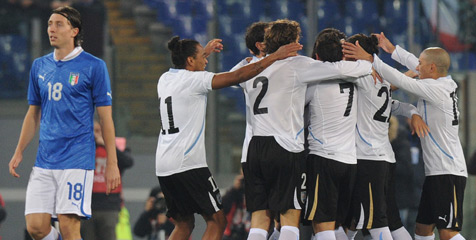 Review: Uruguay Bungkam Italia di Kota Roma