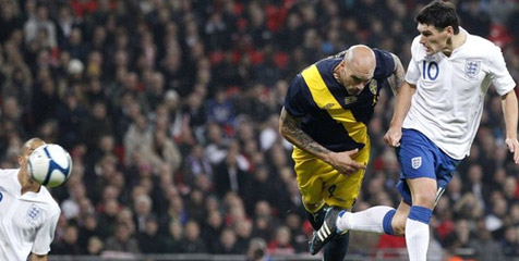 Gol ke-2000 Inggris Ternyata Bukan Milik Gareth Barry