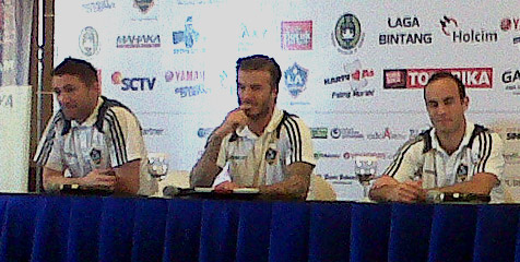 Beckham Akui Siap Hadapi Indonesia Beckham Akui Siap Hadapi Indonesia