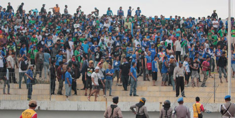 Deltamania-Viking Sempat Bentrok di Jeda Babak Pertama