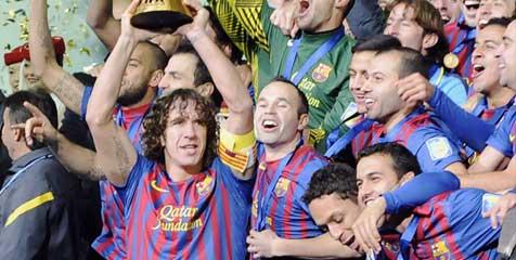 Puyol: Kemenangan Barca Ini Untuk Villa dan Afellay