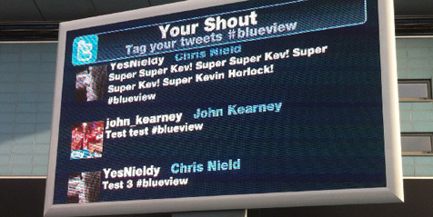 Nuansa Social Media di Stadion Manchester City  Nuansa Social Media di Stadion Manchester City