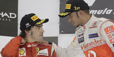 Alonso: Hamilton Lebih Baik Daripada Vettel