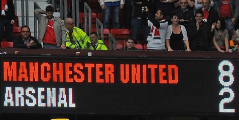 Preview: Arsenal-Manchester United, Memori 8-2