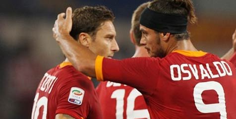 Osvaldo: Totti Yang Terbaik di Italia Osvaldo: Totti Yang Terbaik di Italia