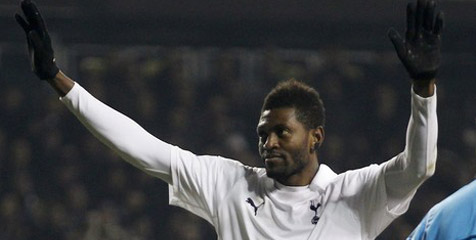 Adebayor Puas Akhiri Paceklik Gol Adebayor Puas Akhiri Paceklik Gol
