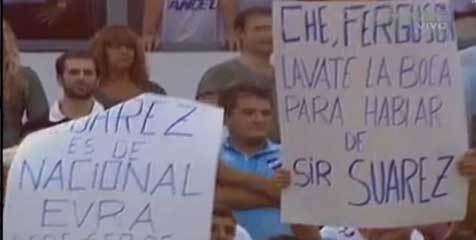 'Fergie, Cuci Mulutmu Sebelum Komentari Suarez' 'Fergie, Cuci Mulutmu Sebelum Komentari Suarez'