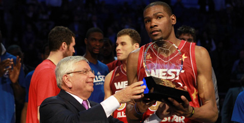 NBA: West All-Star Menang, Kevin Durant Raih MVP