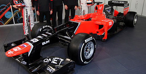 F1: Tim Marussia Pamerkan Mobil Baru