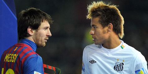 2013, Barcelona Bakal Duetkan Messi dan Neymar