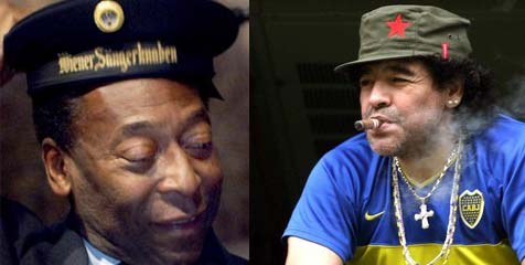 Maradona: Jika Pele Beethoven, Aku Adalah Rolling Stones!