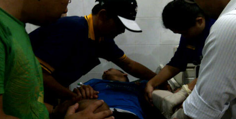 Kiper Deltras, Wawan Hendrawan Patah Tangan
