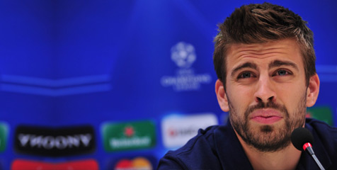 Pique: Jangan Sebut Barca Favorit! Pique: Jangan Sebut Barca Favorit!