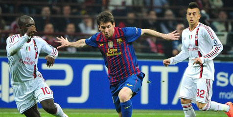 Review: Milan vs Barca, Tanpa Gol di San Siro