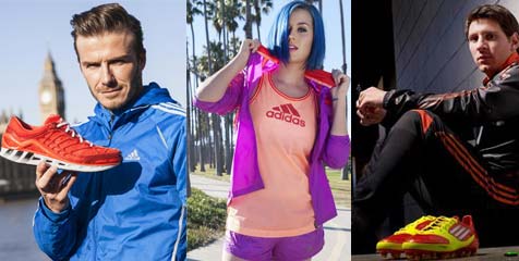 Beckham, Messi dan Katy Perry Tampil di Iklan Terbaru Adidas