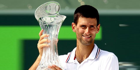 Tundukkan Andy Murray, Novak Djokovic Juara Miami Masters