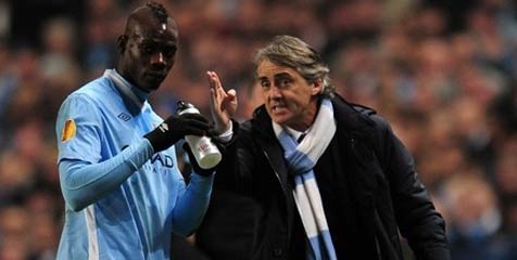 Mancini Belum Menyerah 'Jinakkan' Balotelli