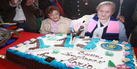 Nonna Maria, Fans dan Saksi Hidup Klub Inter Milan