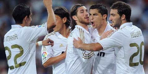 'Trisula Madrid Butuh Lima Menit Saja Untuk Cetak Gol' 'Trisula Madrid Butuh Lima Menit Saja Untuk Cetak Gol'