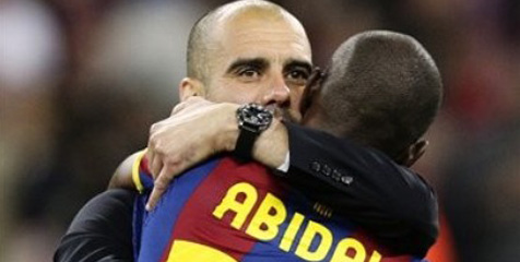 Guardiola Persembahkan Kemenangan Untuk Abidal