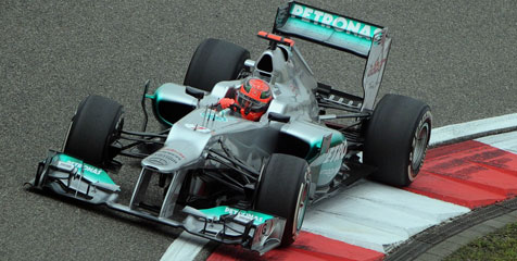 Schumacher Tercepat di Sesi Latihan GP China Schumacher Tercepat di Sesi Latihan GP China