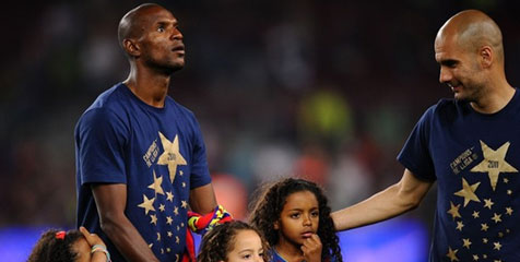 Guardiola Sempatkan Diri Menjenguk Abidal