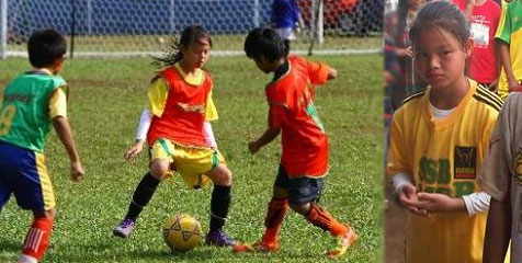 Idolakan Okto Maniani, Gadis Cilik ini Ingin Lolos Timnas U-12