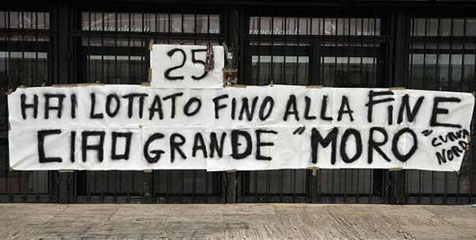 Demi Morosini, Vicenza Pensiunkan Nomor 25