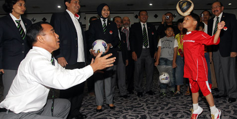 Alif “Messi” Dapat Bantuan Dana Dari KONI Alif “Messi” Dapat Bantuan Dana Dari KONI