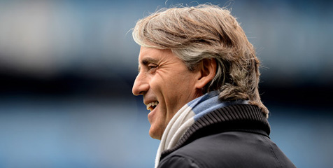 Mancini Jelaskan Senyumannya Untuk City