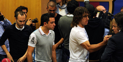 Puyol Jelaskan Absennya Messi Di Konpers Pep