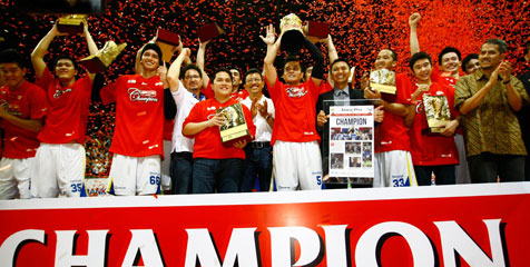 Kalahkan Aspac, Satria Muda Kembali Juarai NBL Indonesia