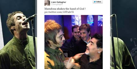 Liam Gallagher: Maradona Menjabat Tangan Tuhan!