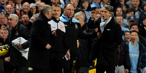 Ferguson: Mancini 'Mewasiti' Derby Ferguson: Mancini 'Mewasiti' Derby