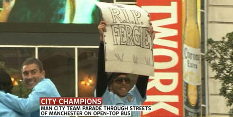 City Minta Maaf Poster 'RIP Fergie' Milik Tevez