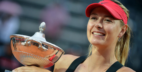 Roma Masters: Kalahkan Li Na, Sharapova Juara