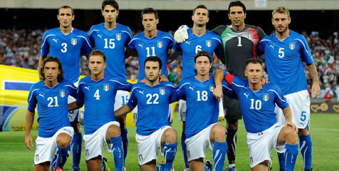 Skuad Final Italia Untuk Euro 2012