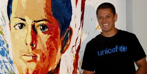 Chicharito Jadi Duta Unicef