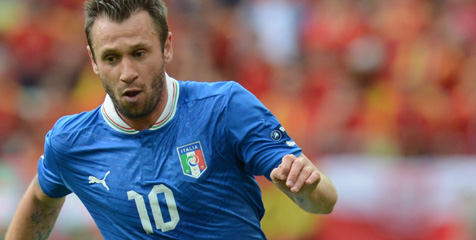 Cassano: Apapun Kompetisinya, Italia Favorit Utama