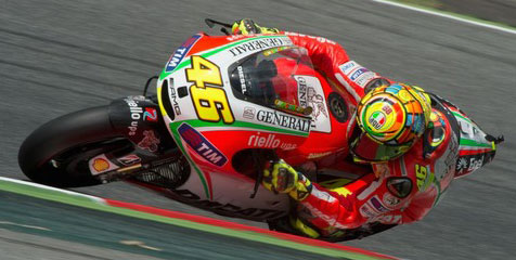 Rossi: Peluang Ducati Lebih Besar Jika Hujan Turun