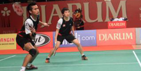 Semifinal DIOSSP 2012, Tontowi/Liliyana Tantang Chen/Ma