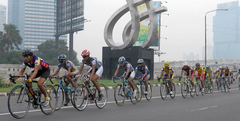 Tour de Jakarta: Hari Fitrianto Finis Kedua