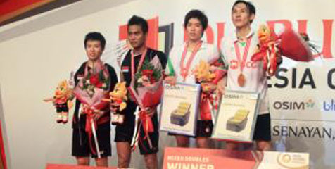 Runner Up DIOSSP 2012, Tontowi/Liliyana Mengaku Puas Runner Up DIOSSP 2012, Tontowi/Liliyana Mengaku Puas